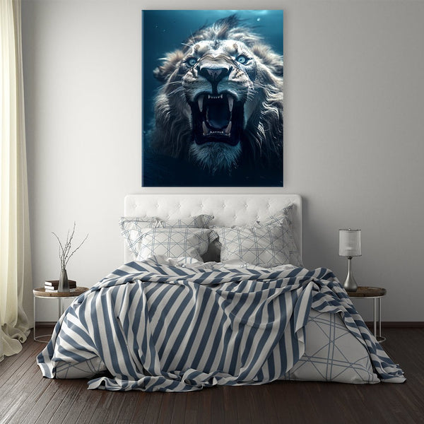 Lion Swimming by Zenzdesign - Affengeile Bilder