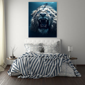 Lion Swimming by Zenzdesign - Affengeile Bilder