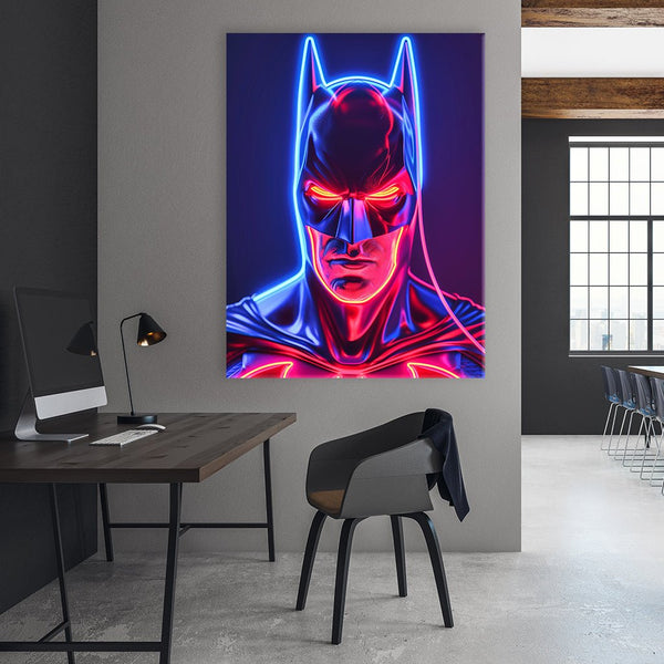 Neon Batman by Frank Daske - Affengeile Bilder