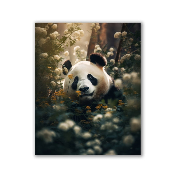 Panda Flowers by Zenzdesign - Affengeile Bilder