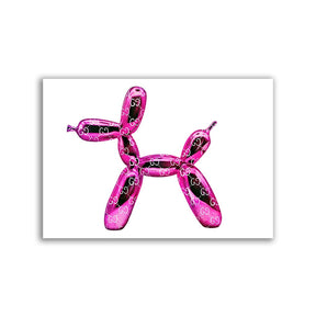 "Pink Gucci Balloon-Dog" - Affengeile Bilder