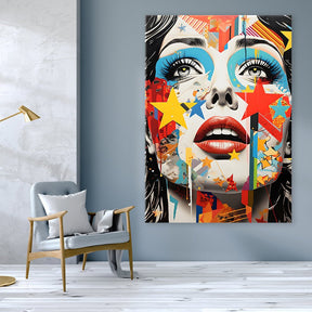 Popart Star by Rosa Piazza - Affengeile Bilder