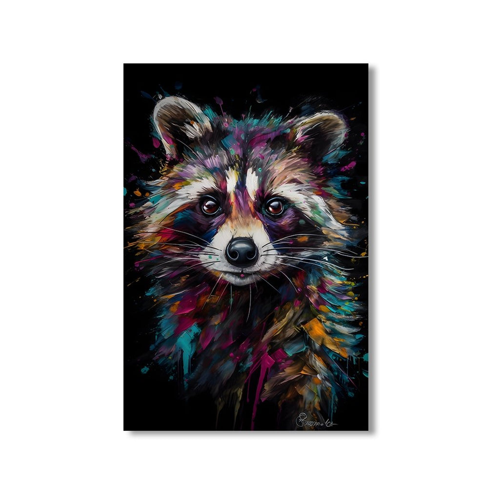 Raccoon Art by Juliano de Araujo - Affengeile Bilder