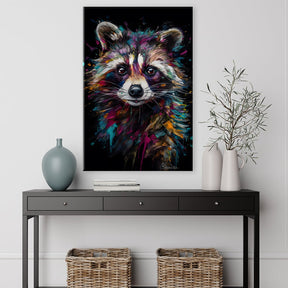 Raccoon Art by Juliano de Araujo - Affengeile Bilder