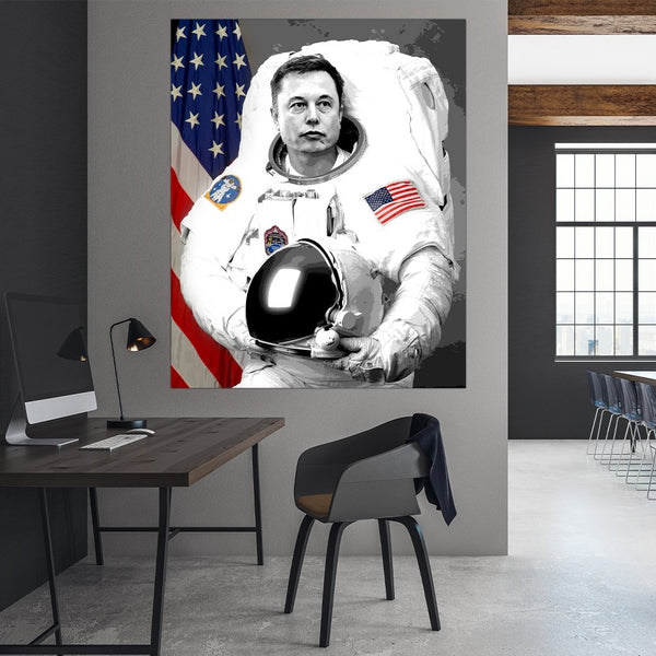 "Space Elon" by Lukas Avalon - Affengeile Bilder