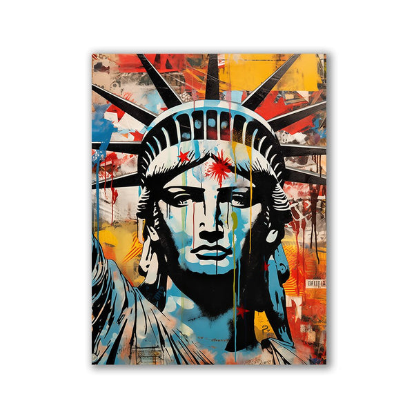 Statue of Liberty Pop Art by Frank Daske - Affengeile Bilder