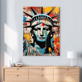 Statue of Liberty Pop Art by Frank Daske - Affengeile Bilder