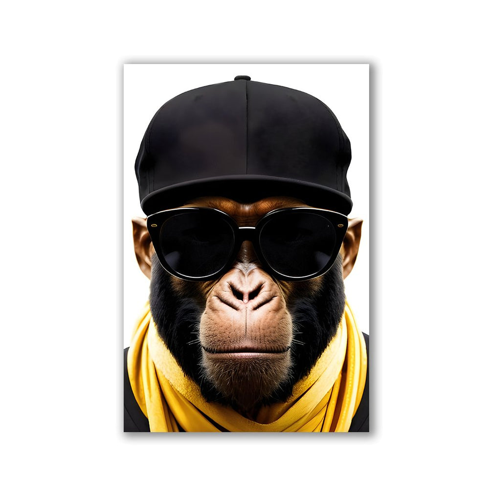 Stylish Monkey - Sunglasses by Adrian Vieriu - Affengeile Bilder