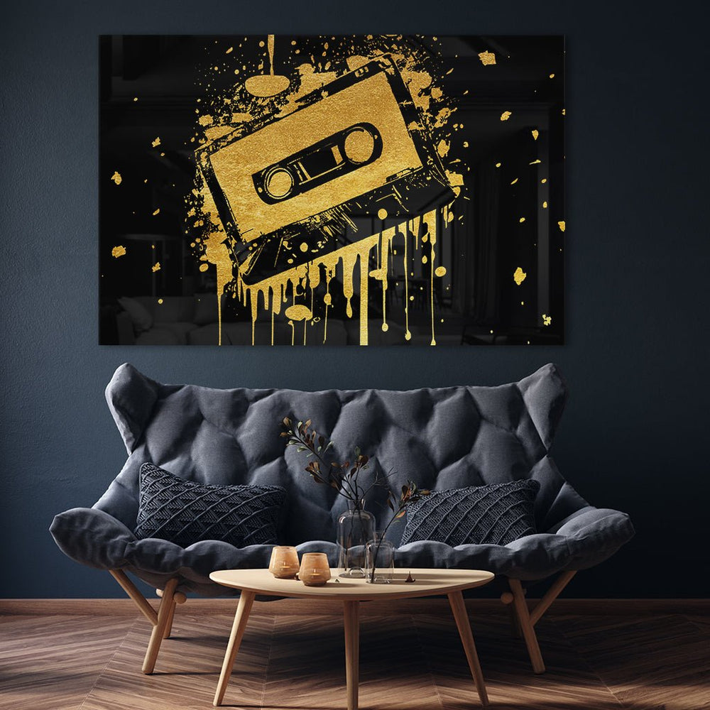 Tape Goldversion auf Acryl - Affengeile Bilder