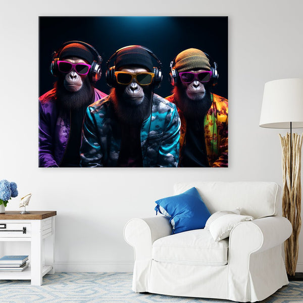 Three Cool Monkeys by Zenzdesign - Affengeile Bilder