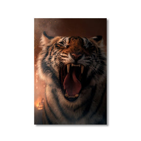 Tiger in Fire by Himmelmiez - Affengeile Bilder