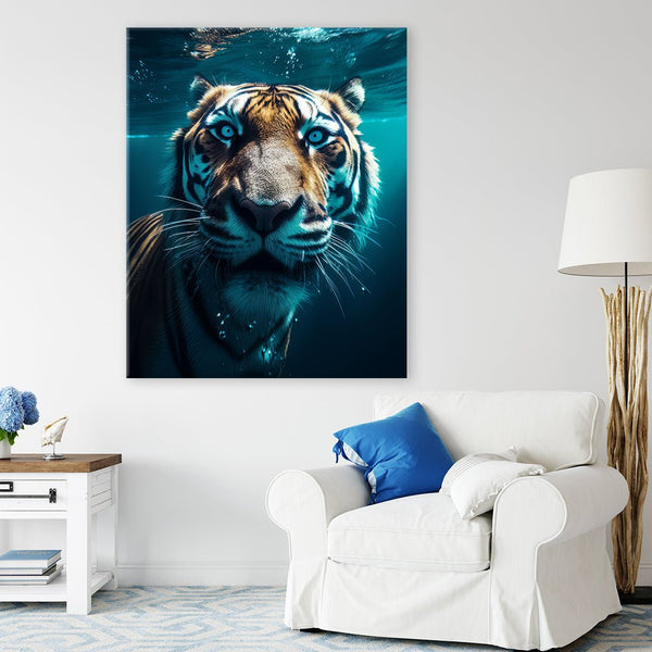 Tiger Underwater by Zenzdesign - Affengeile Bilder