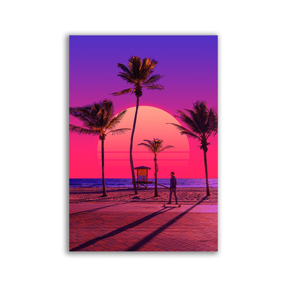 "Vaporwave Sunset" by Yagedan - Affengeile Bilder