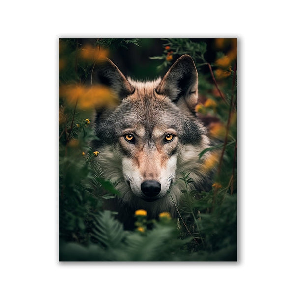 Wolf Flowers by Zenzdesign - Affengeile Bilder