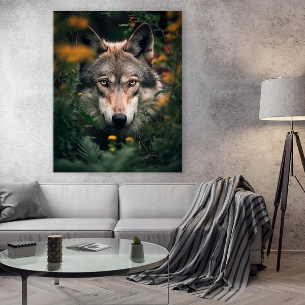 Wolf Flowers by Zenzdesign - Affengeile Bilder